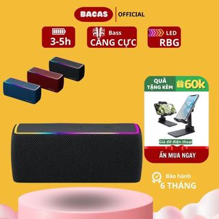 Loa Bluetooth W3 2024, 2 Loa Kèm Đèn Leb Đa Màu, Âm Thanh Siêu Hay Công Suất Lớn Loa Bass Cực Căng _ Loa W3