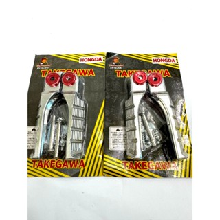 Loại 1 gác chân nhôm + Long Đền takegawa gắn xe wave 50 100 110 wave rsx blade hàng chất lượng cao để chân sau