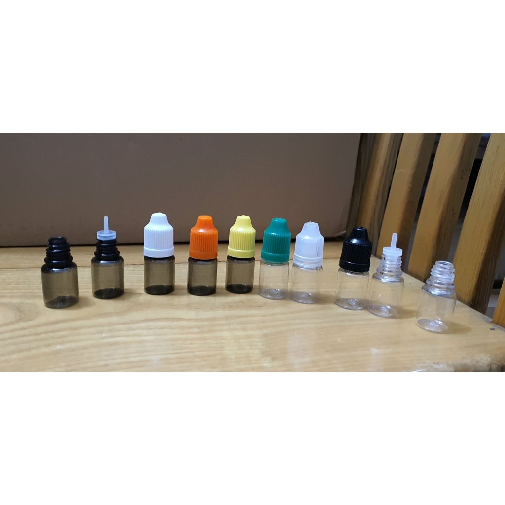 300- 500 lọ 5ml nhựa đựng juice ( nước hoa, tinh dầu) các màu nắp ( 1.700- 1.750)