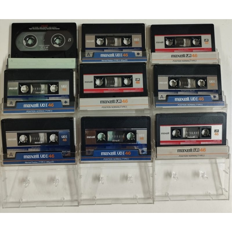 Combo 9 băng cassette Maxell japan rất đẹp