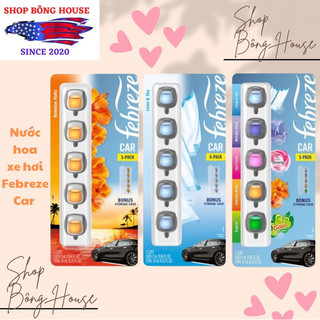 [BILL MỸ] SET 5 LỌ NƯỚC HOA KHỬ MÙI XE Ô TÔ FEBREZE CHÍNH HÃNG