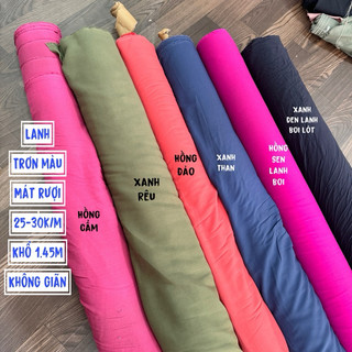 Vải Lanh cotton - Mát -Mềm Mịn