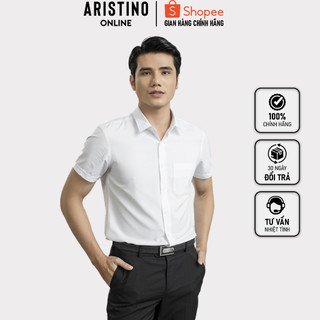 Áo sơ mi trắng ngắn tay 𝐀𝐑𝐈𝐒𝐓𝐈𝐍𝐎 assr20