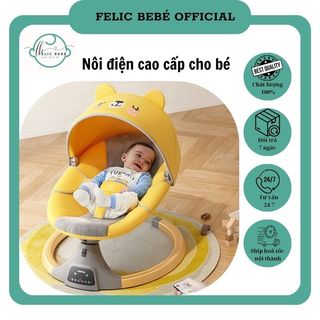 Nôi điện cao cấp 4 chế độ cho bé