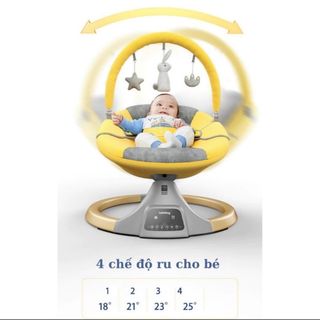 Nôi điện cao cấp 4 chế độ cho bé