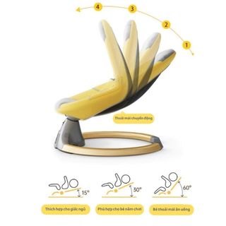 Nôi điện cao cấp 4 chế độ cho bé