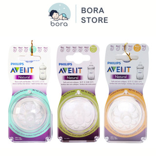 NÚM TI AVENT NATURAL CỔ RỘNG [ĐỦ SỐ 0 - 5][CAM KẾT CHÍNH HÃNG]