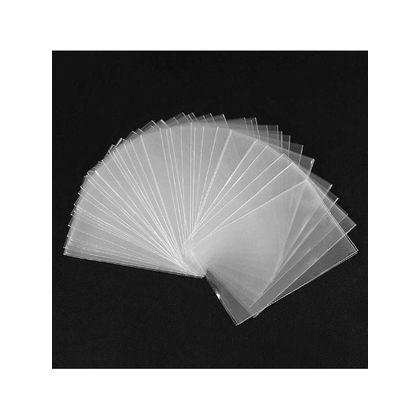 Pack 100 tấm sleeves bọc thẻ bài Pokemon/Yugioh/Thẻ nhân phẩm loại mỏng size 64x89 - Card Sleeves | 