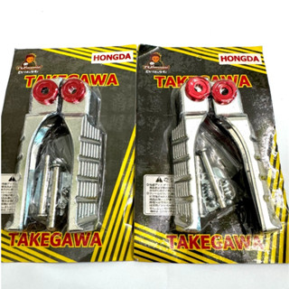 Loại 1 Gác chân tặng kèm long đền kitaco đỏ và chốt gác chân INOX gắn xe máy Siêu Rẻ Đẹp