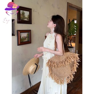 Váy yếm đũi tơ đính hoa