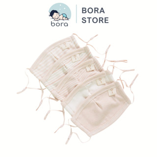 Khẩu trang cho bé, khẩu trang cotton hữu cơ cao cấp có thể điều chỉnh quai đeo