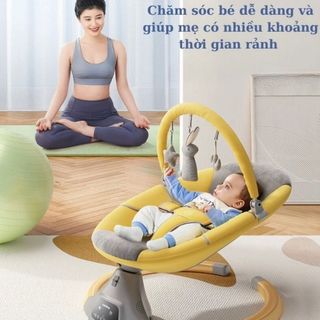 Nôi điện cao cấp 4 chế độ cho bé
