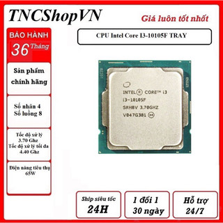 Cpu i3 10105f tray không kèm fan