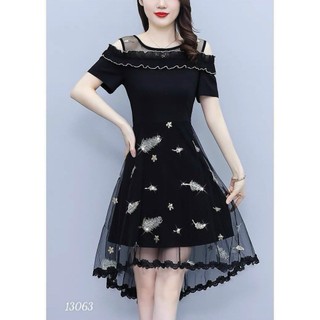 Váy dự tiệc sang trọng phong cách Hàn Quốc trẻ trung thiết kế dáng xòe đẹp cao cấp dự tiệc HN40 - WB WOMAN & BEAUTY