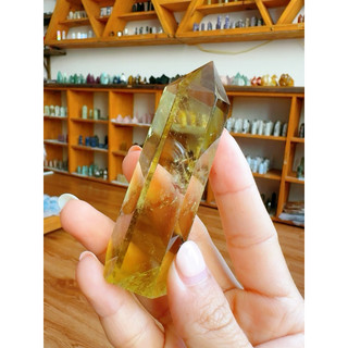 Trụ đá Citrine, Trụ đá Thạch anh thiên nhiên thu hút tài lộc, thịnh vượng