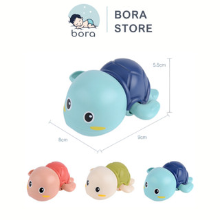  Rùa con tự bơi trong nước  Tự bơi khi lên cót giúp bé thích thú khi tắm  