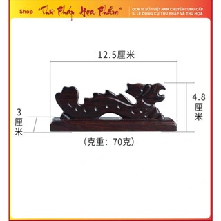 Gác bút gỗ hình rồng thư pháp họa phẩm giá rẻ