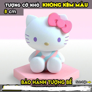 Tượng thạch cao bé mèo xinh xỉu(10cm)
