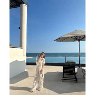 Brand Cherie - Jina Jump yếm 2 dây hoạ tiết hoa