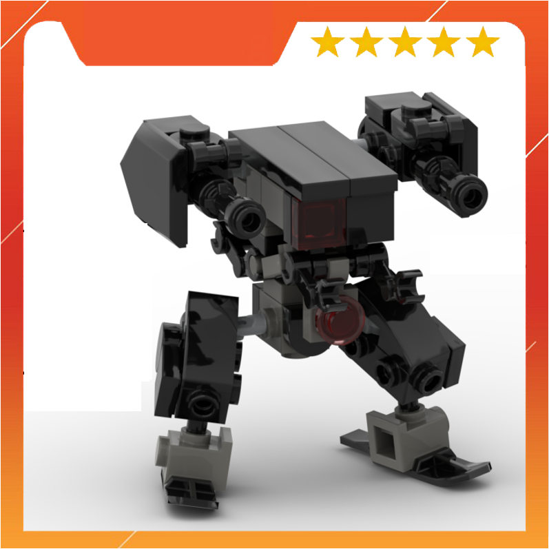 Đồ chơi lắp ráp Moc Mech Robot MiniGun