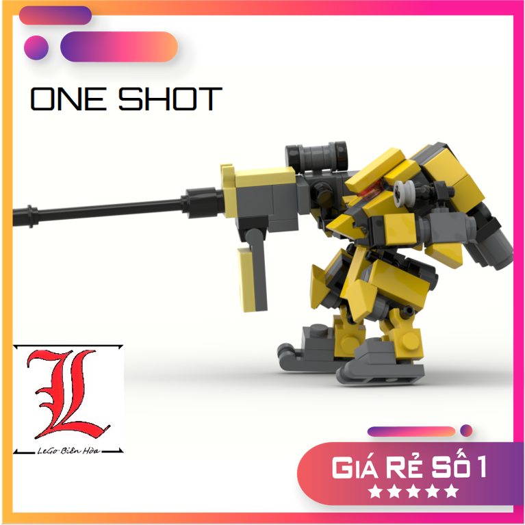 Đồ chơi lắp ráp Moc Mech Robot Oneshot