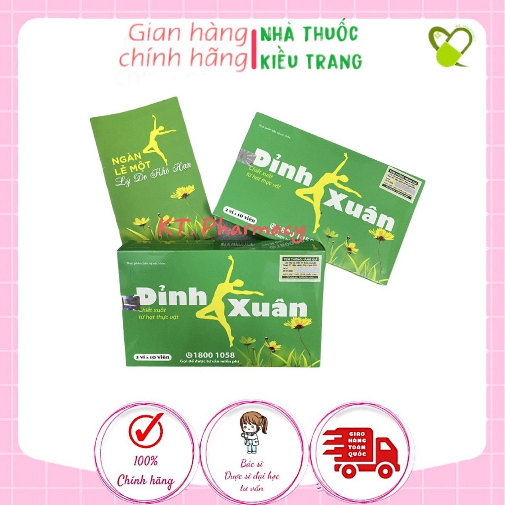 Viên uống ĐỈNH XUÂN - Giúp sinh lý tốt, ngoại hình đẹp