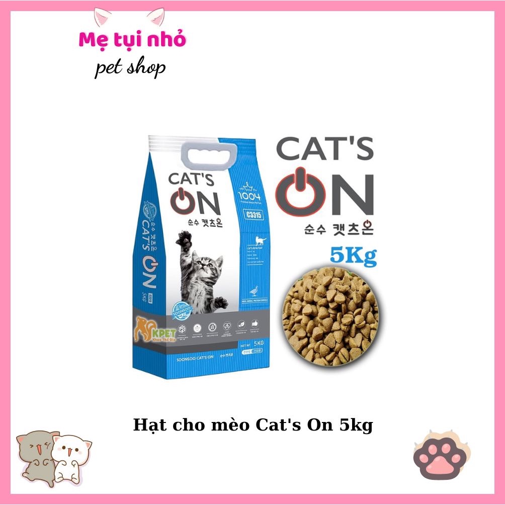 [Tổng hợp] Hạt dành cho mèo túi 5KG, Cat's On, Catsrang, Hello Cat, Wonder Cat, LangLike