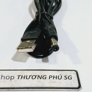 Cáp nguồn usb ra đầu cắm 5.5mm x 2.1mm