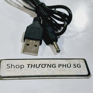 Cáp nguồn USB ra đầu cắm 3.5mm X 1.35mm