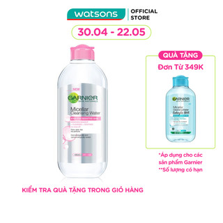 Nước Làm Sạch & Tẩy Trang Garnier Micellar Cleansing Water Cho Da Nhạy Cảm 400ml