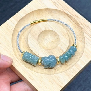 Vòng tay hồ ly, lu thống và ngũ điếu lam ngọc chuẩn a chiêu tình duyên, tài lộc, ngũ phúc an khang UPCARA