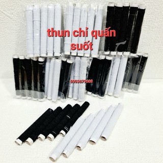1 bịch 5 ống thun chỉ bỏ vào suốt máy may để may nhún, có 2 màu đen và trắng để chọn lựa