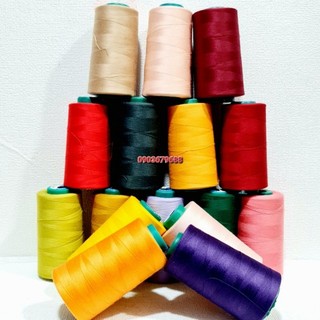 Chỉ may tex 27 40/2 nhiều màu- chỉ may quần áo, may công nghiệp cuộn 3500m