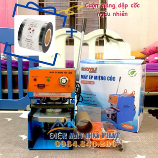 Máy ép ly, dán cốc ET-D7 (700ml) + cuộn màng 2400 ly