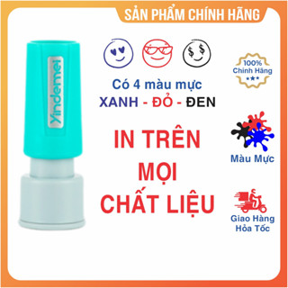 Làm con dấu tích điểm theo yêu cầu in trên MCl 10mm mực nhanh khô, không lem không phai khi gặp nước