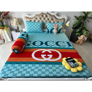 Bộ Drap Thun Hàn Quốc mát lạnh 4 món