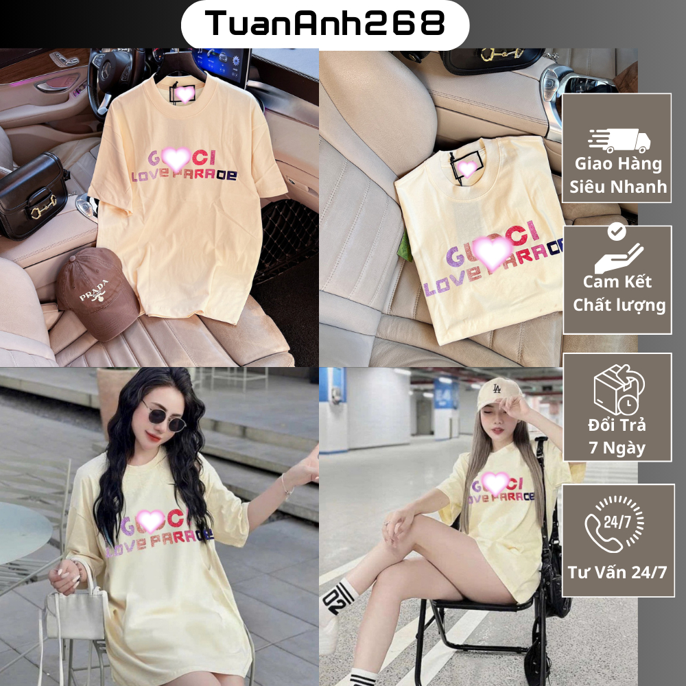 Áo Thun GC Love Form Rộng, Áo Phông Local Brand Unisex Nam Nữ Cotton 100% Thoáng mát