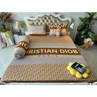 Bộ Drap Thun HAN QUOC 3D mát lạnh 4 món
