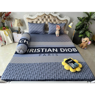 Bộ Drap Thun HAN QUOC 3D mát lạnh 4 món