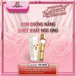  Kem Chống Nắng  FREESHI  Collagen X3 Đông Anh Chính Hãng Chiết Xuất Nọc Ong Chống Tia UV Kiềm Dầu Nâng Tone tuýp 50gr 