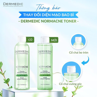[CHÍNH HÃNG] Toner Làm Sạch - Kiềm Dầu DERMEDIC NORMACNE Cleansing and Regulating Skin Toner 200ml