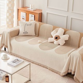 Khăn phủ sofa sang trọng dày dặn họa tiết Châu Âu