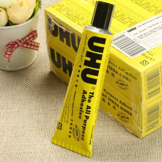 Keo UHU 35ml dán len vải nhựa gỗ mô hình handmade đa năng