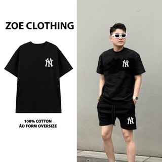 Bộ quần áo MLB NEW ERA, set quần áo cotton nam nữ unisex, ZOEclothing