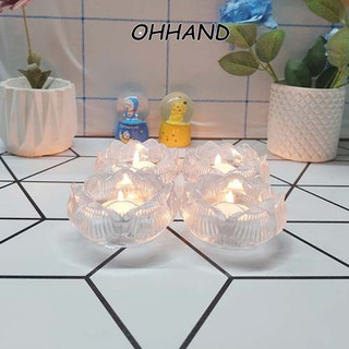 Cốc nến thủy tinh trong suốt kèm nến tealight cúng, để bàn thờ