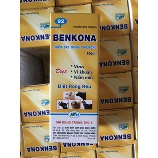 Chế phẩm trừ nấm khuẩn benkona 100ml