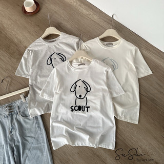 Áo phông chú chó SCOUT - up studio chất mỏng
