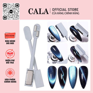Nam châm 2 đầu hút mắt mèo nail - Nam châm đa năng hút tạo kiểu - Đầu bọc chắc chắn hút khoẻ nét vân siêu sáng