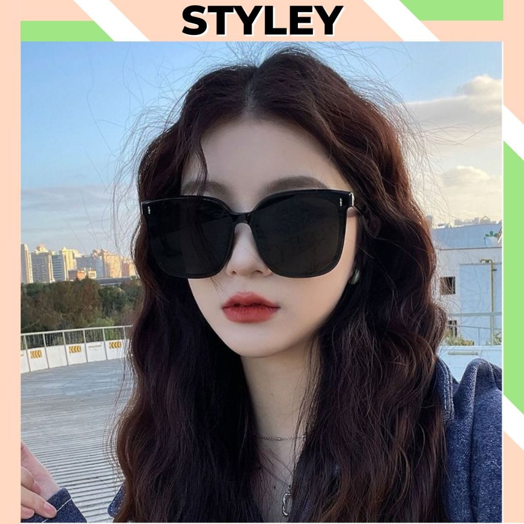 Kính râm nam nữ cao cấp phong cách hàn quốc, Mắt kính mát đi đường du lịch biển cute dễ thương K033