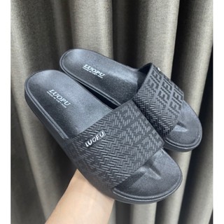 Dép luofu quai ngang nam và nữ chất liệu cao su đế chống trượt